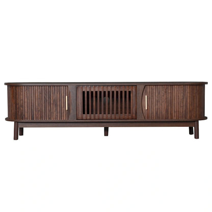 Farmhouse TV Stand for 75 TVs, Entertainment Center Wood TV Console Table