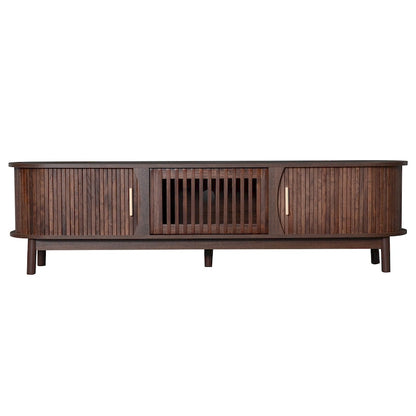 Farmhouse TV Stand for 75 TVs, Entertainment Center Wood TV Console Table