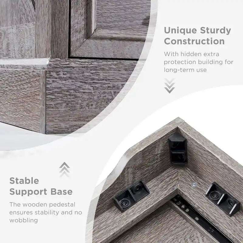 Farmhouse 9 Drawers Dresser Chests for Bedroom, Wood Chest of Drawers