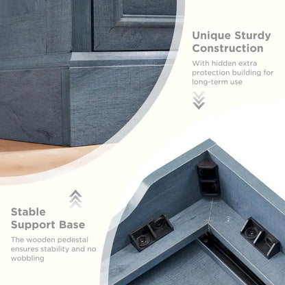 Farmhouse 9 Drawers Dresser Chests for Bedroom, Wood Chest of Drawers