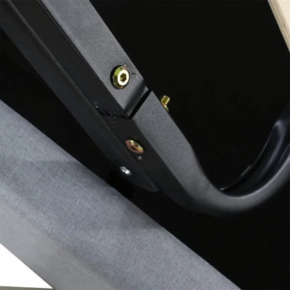 Twin/King Size Upholstered Platform Bed Frame a Hydraulic Storage System, Lift Up Storage Bed with Headboard and Slats Support