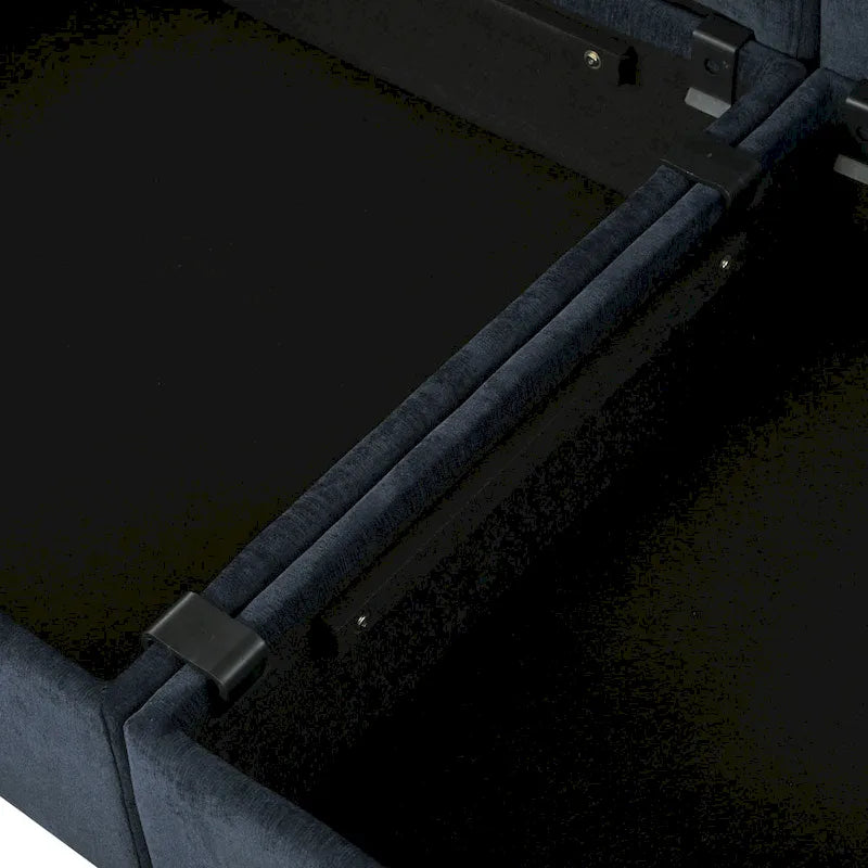 126 Polyester 8-Piece Modular Sofa Bed with Storage, Faux Double-Layer Cushions and Customizable Configuration