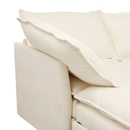 126 Polyester 8-Piece Modular Sofa Bed with Storage, Faux Double-Layer Cushions and Customizable Configuration