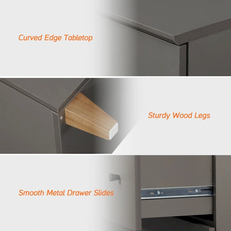 WAMPAT 3-in-1 Dresser Chests with 8 Drawers and 2 Doors for Bedroom