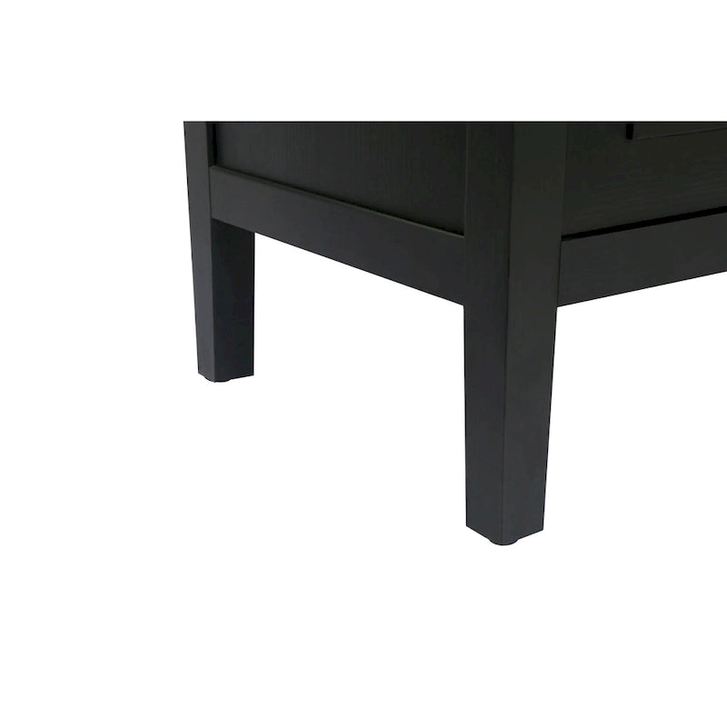 60 Modern Farmhouse Accent Cabinet with 4 Doors & Adjustable Shelf