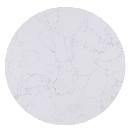 Furniture of America Darcy Modern Natural Wood Round Dining Table