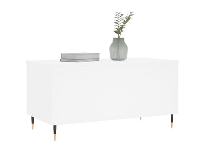 Coffee table, white, 90x44.5x45 cm, engineered wood