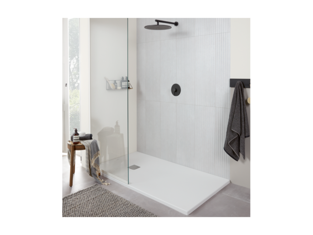 80x80 square acrylic shower tray, natural sand