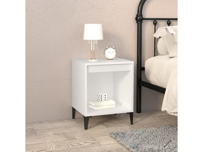 Bedside tables, 2 pcs, White, 40x35x50 cm
