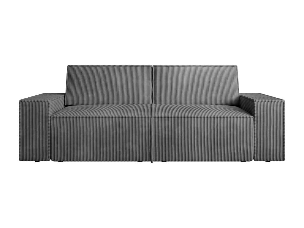 3-seater sofa in anthracite grey corduroy