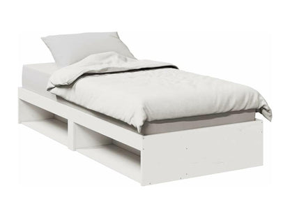 Daybed without mattress, white, 80x200 cm, solid pine wood