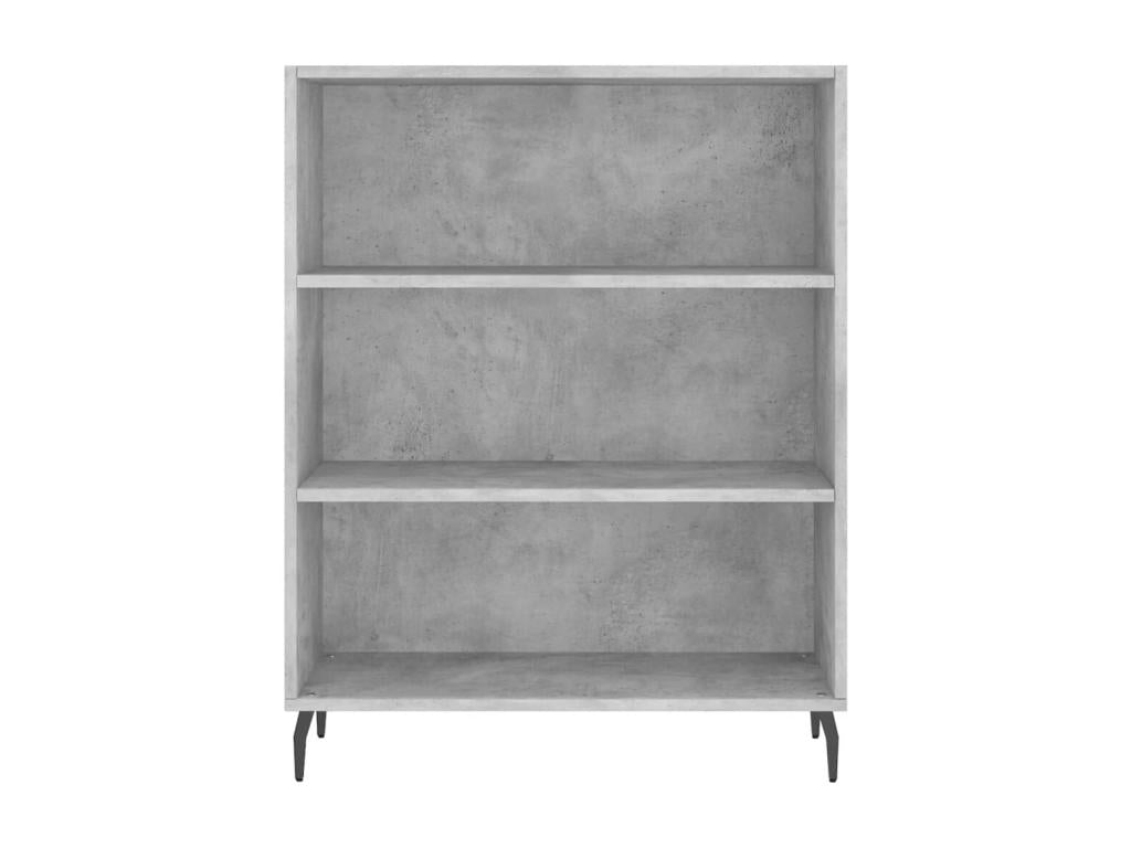 Concrete grey sideboard 69.5x32.5x180 cm engineered wood