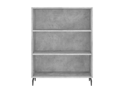 Concrete grey sideboard 69.5x32.5x180 cm engineered wood