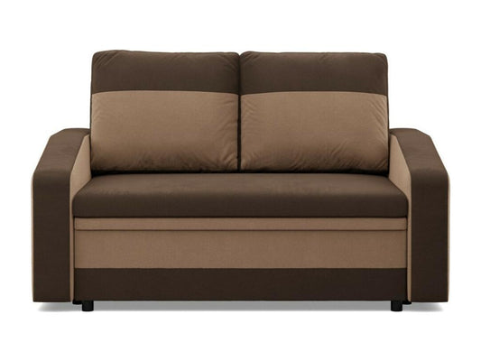 2-seater sofa with sleeper function, Dark Brown