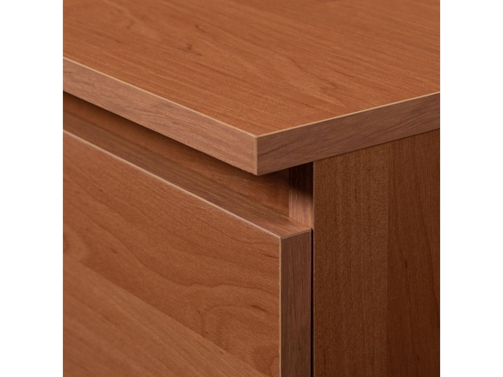 Chest of drawers with 4 drawers, 60x99x40 cm, brown