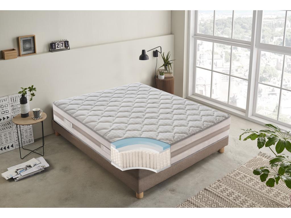 Mattress with 800 Pocket Springs - Height 25 cm - 9 Comfort Zones - Model 105x200 cm