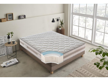 Mattress with 800 Pocket Springs - Height 25 cm - 9 Comfort Zones - Model 105x200 cm