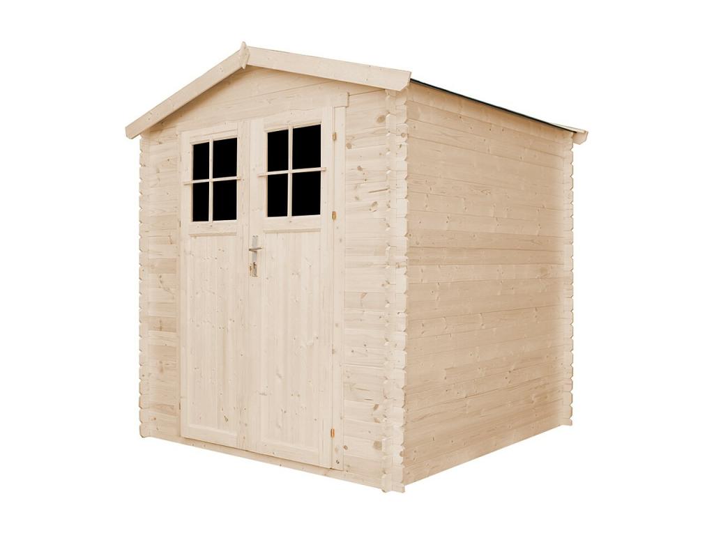 Wooden garden shed - high-quality lockable door - 3.53 m² - M343f