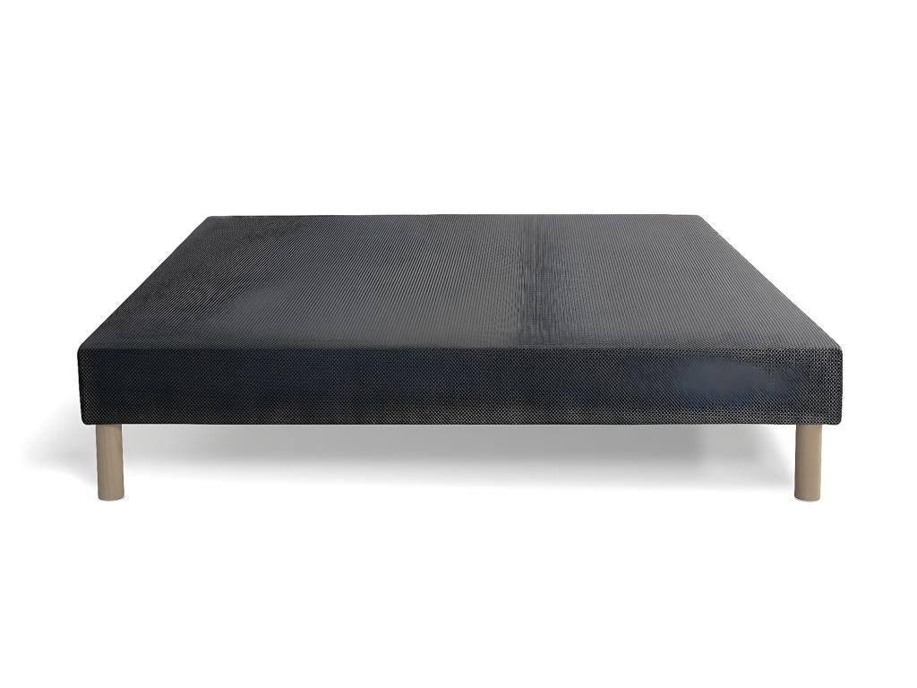 Grey 140x190cm Memory Foam Bed Base, 5 Comfort Zones, Extra Thick