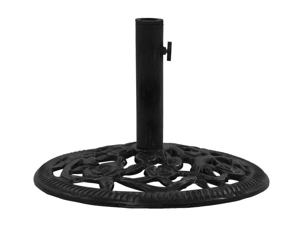 Premium - Black Parasol Base 48x48x33 cm Cast Iron