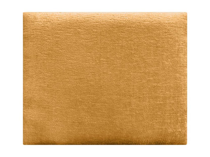 Upholstered Headboard in Eco-Friendly Wool, Composed of Interchangeable Self-Adhesive Panels, Luxury Upholstered Bedroom, Mustard, 90 cm