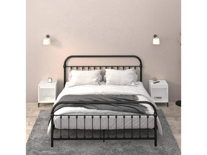 Bedside tables, 2 pcs, White, 40x35x50 cm