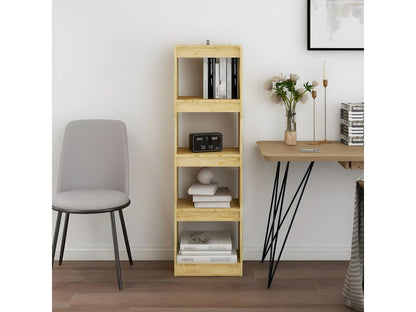 Bookshelf/Room Divider 40x30x135.5 cm Solid Pine