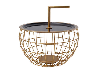 Designer Side Table 38cm Black