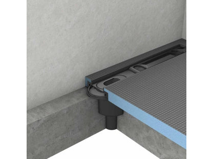 120x100 cm Neo tileable shower tray with vertical drain and 320 adhesive