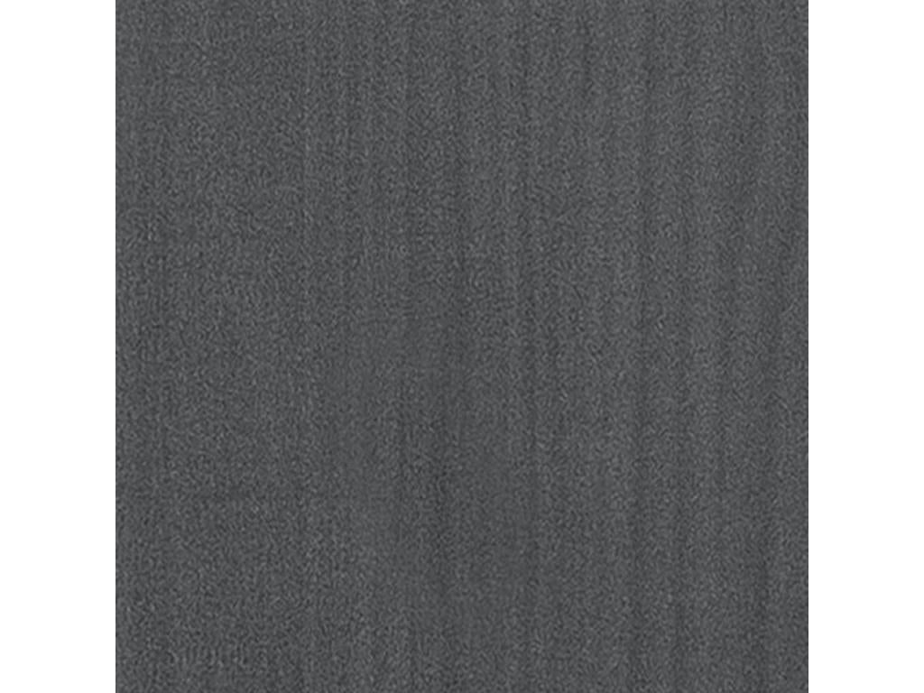 2-piece bedside tables, grey, 40x31x40 cm, solid pine wood