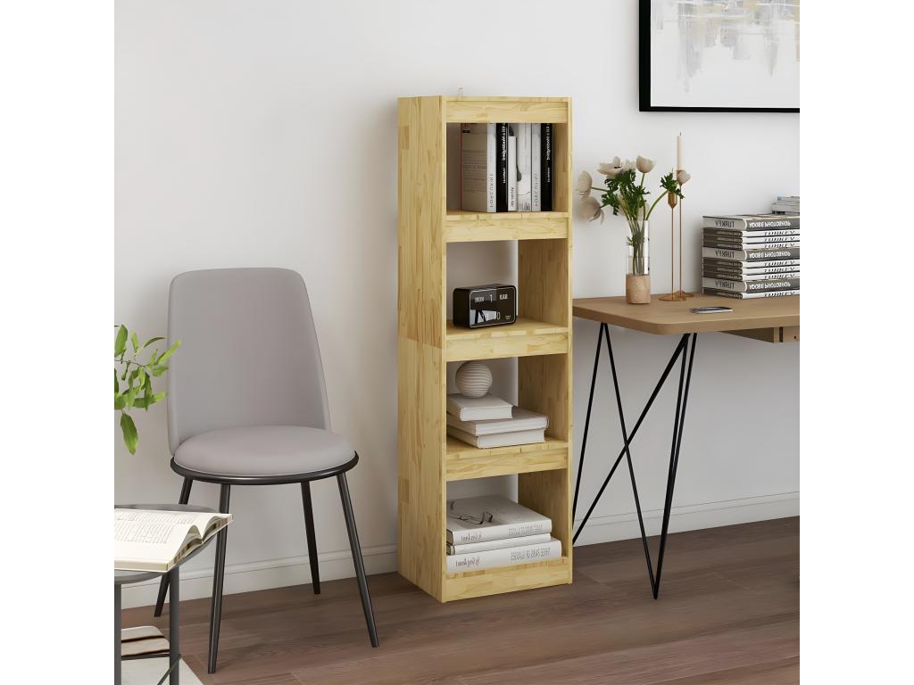 Bookshelf/Room Divider 40x30x135.5 cm Solid Pine