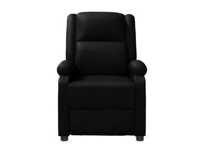 Black Faux Leather Massage Chair