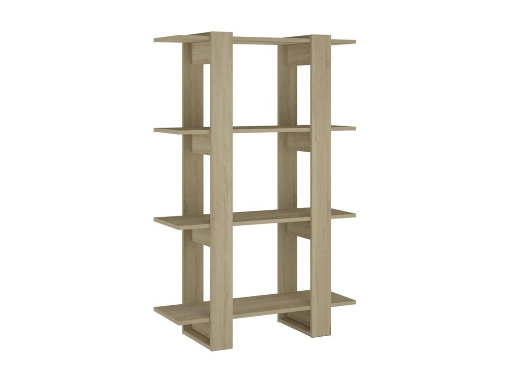 Bookshelf - Room Divider Oak 80x30x123.5