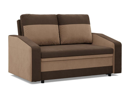 2-seater sofa with sleeper function, Dark Brown