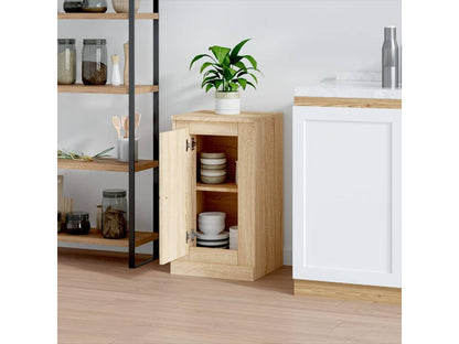 Oak sideboard 37.5x35.5x67.5 cm engineered wood