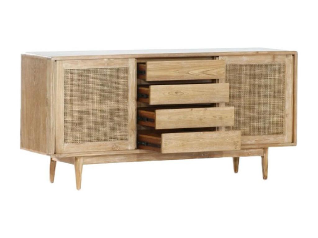 Natural Whitewashed Teak Sideboard 180cm