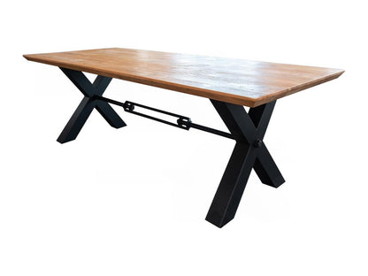 Table - brown Wood - 200x100 cm -