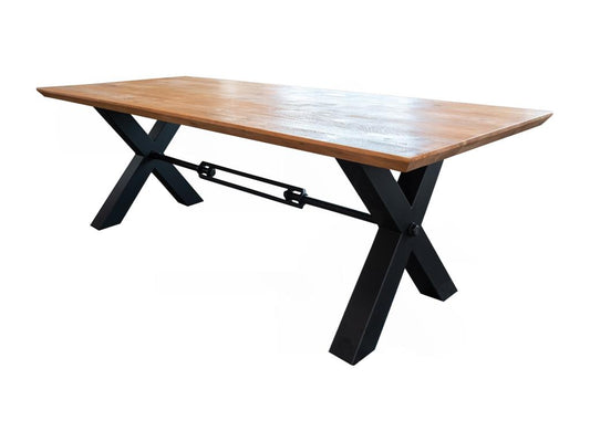Table - brown Wood - 200x100 cm -