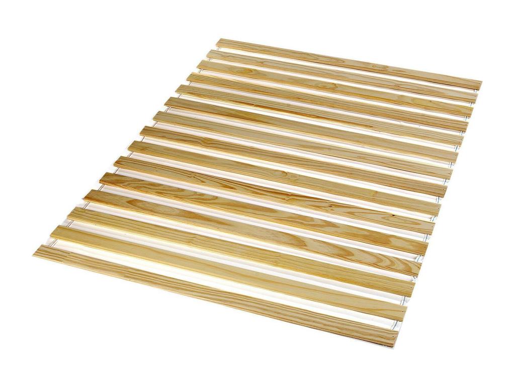Solid pine bed base 15 without frame, sleeping area 140x200 cm