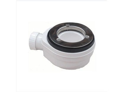 Shower tray 140x120 cm Extra Thin Line Light Grey RAL 7035 in Synthetic Resin and Marble Powder with Free-Range Drain