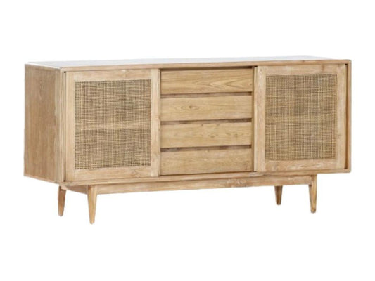 Natural Whitewashed Teak Sideboard 180cm