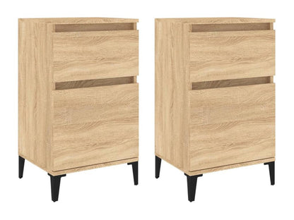 Premium - 2-piece oak bedside tables, 40x35x70 cm