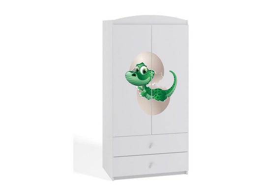 2-door wardrobe for children, little dinosaur