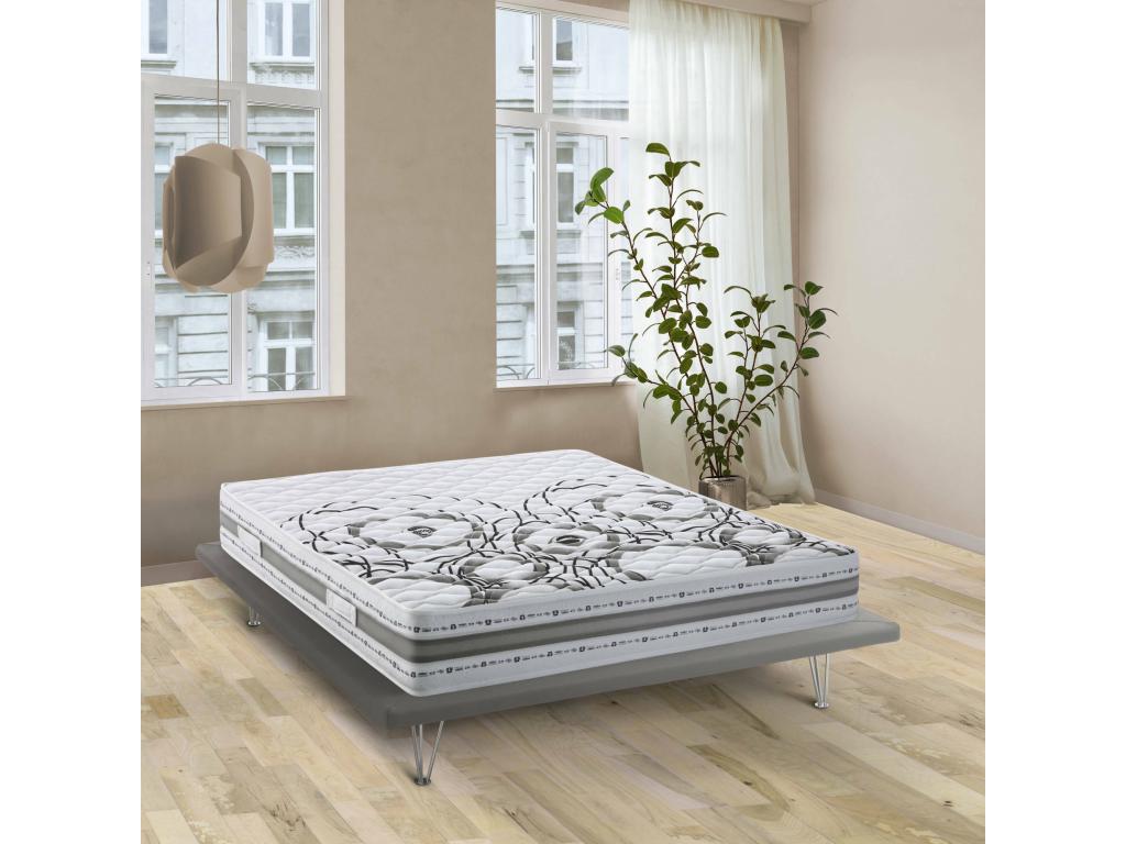 Double mattress, memory foam and Waterfoam, Made in Italy, anti-mite and hypoallergenic, 160x190h 22 cm