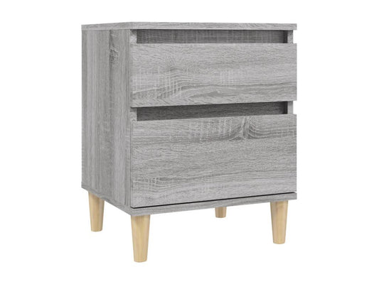 Grey bedside table 40x35x50 cm