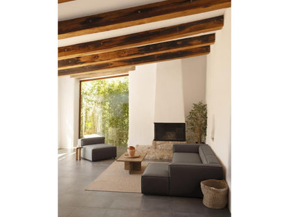 Right-hand corner sofa, 4-seater, dark grey, 250x175cm