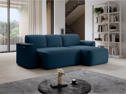 R/Fabric Sofa - Blue