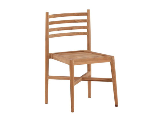 Kenya stackable teak garden chair.