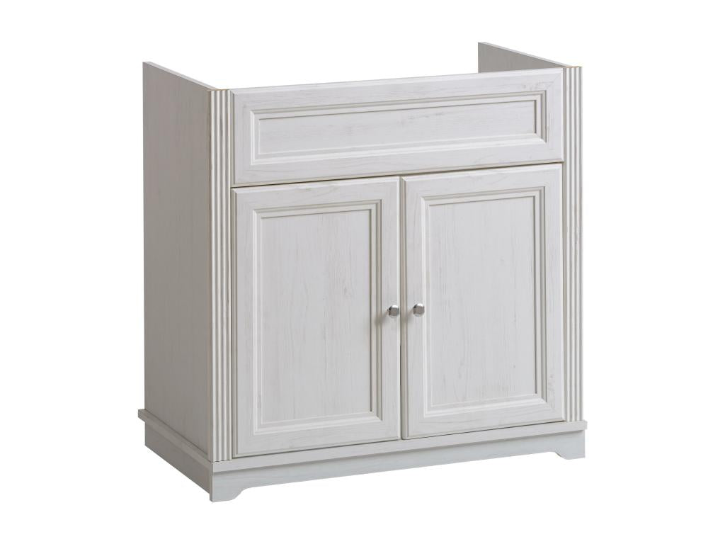 Cuw80 2D Under-Sink Cabinet 80x46x79 White