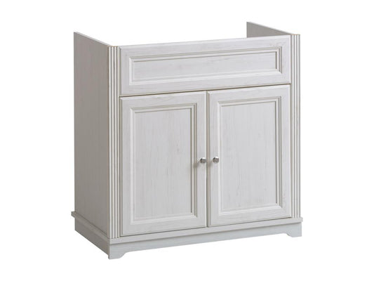 Cuw80 2D Under-Sink Cabinet 80x46x79 White
